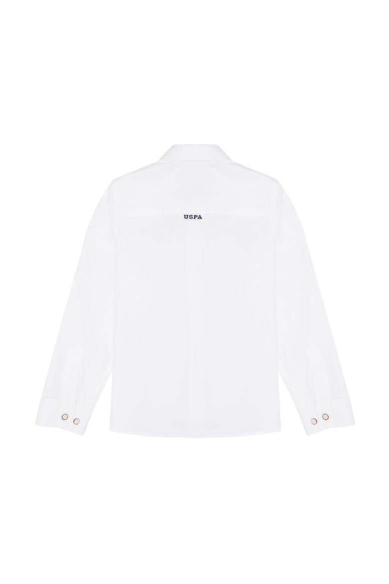 Erkek Çocuk Beyaz Uzun Kollu Basic Gömlek - 50263107008