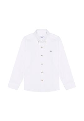 Erkek Çocuk Beyaz Uzun Kollu Basic Gömlek - 50267077009