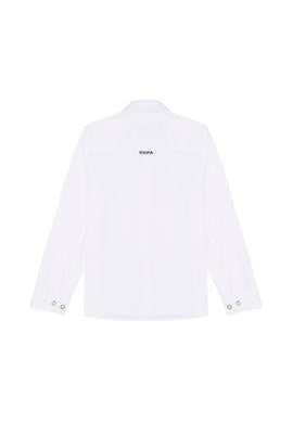 Erkek Çocuk Beyaz Uzun Kollu Basic Gömlek - 50267077009