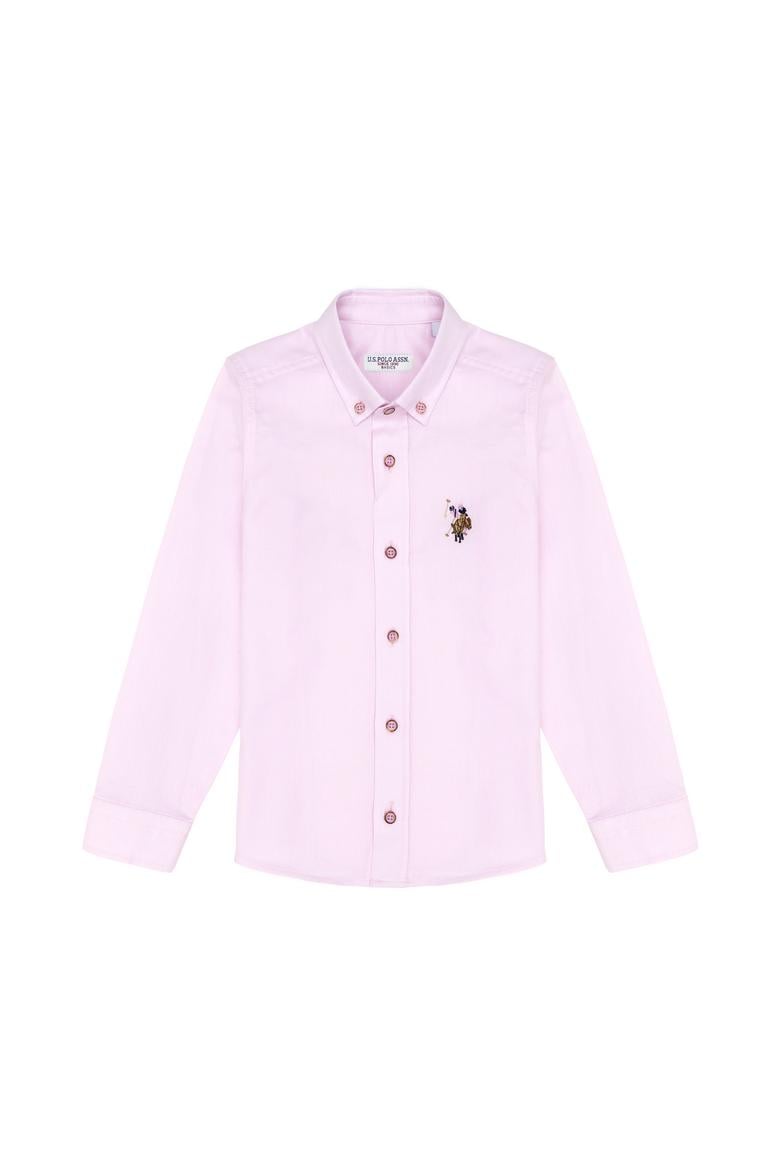 Erkek Çocuk Manolya Uzun Kollu Basic Gömlek