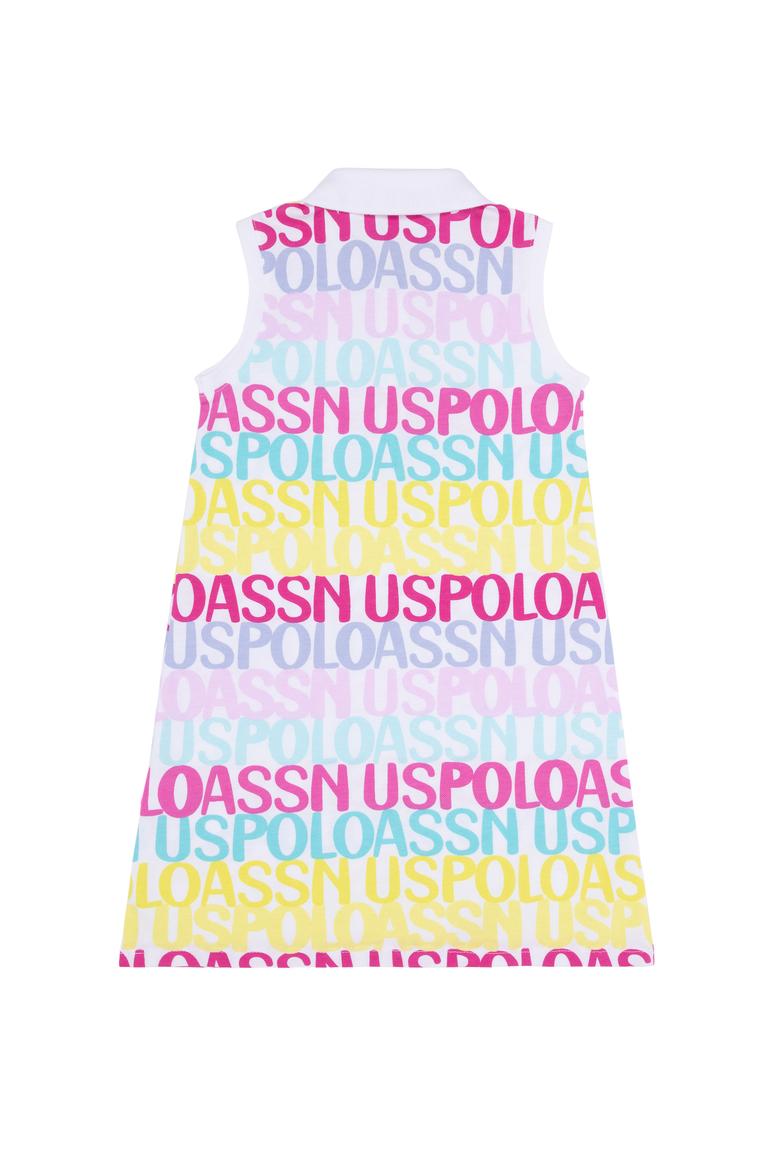 Kız Çocuk Beyaz Örme Elbise - 50265759004