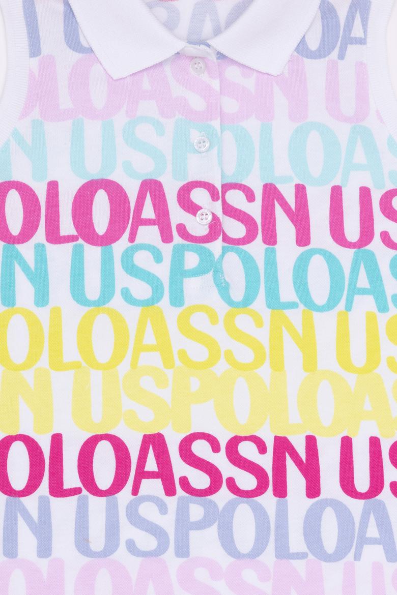 Kız Çocuk Beyaz Örme Elbise - 50265759004