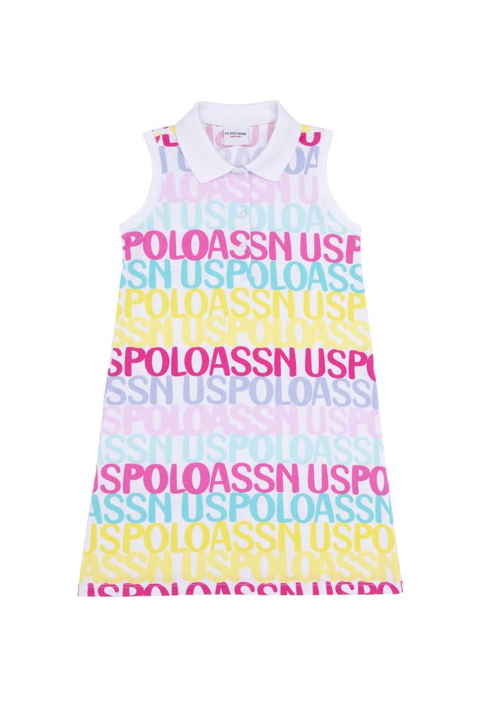 Kız Çocuk Beyaz Örme Elbise