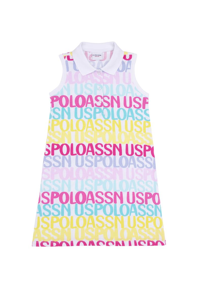 Kız Çocuk Beyaz Örme Elbise