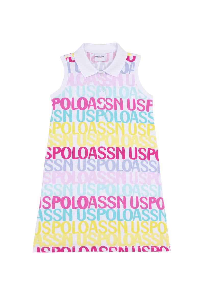 Kız Çocuk Beyaz Örme Elbise