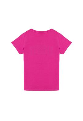 Kız Çocuk Fuşya Basic Tişört - 50264332109