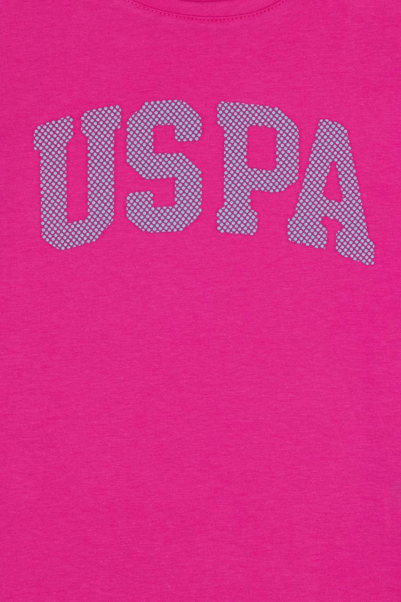 Kız Çocuk Fuşya Basic Tişört - 50264332109