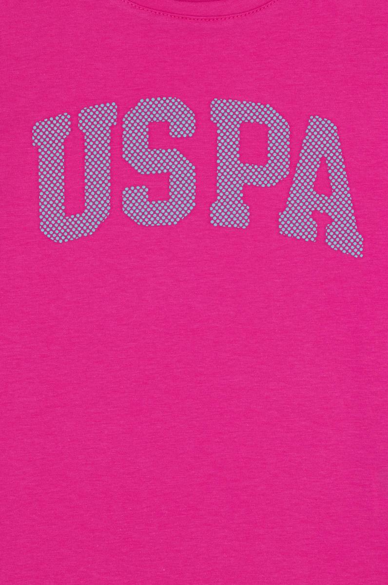 Kız Çocuk Fuşya Basic Tişört