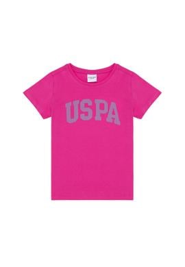 Kız Çocuk Fuşya Basic Tişört - 50264332109