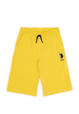 Çocuk Sarı Örme Şort - 50263255006