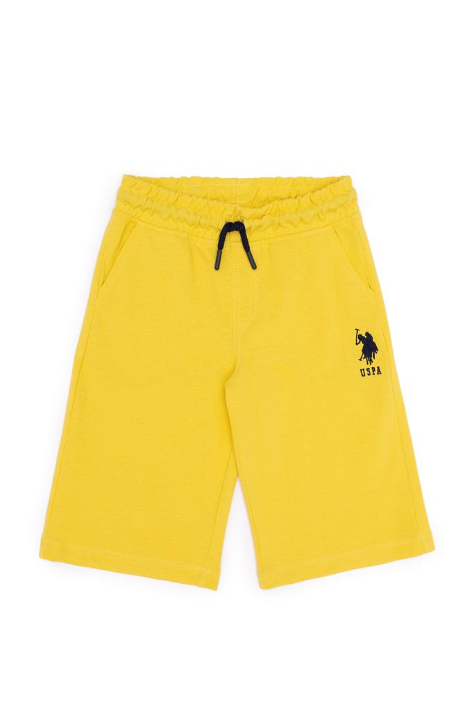 Çocuk Sarı Örme Şort
