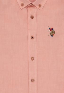 Erkek Çocuk Kiremit Uzun Kollu Basic Gömlek - 50263107195