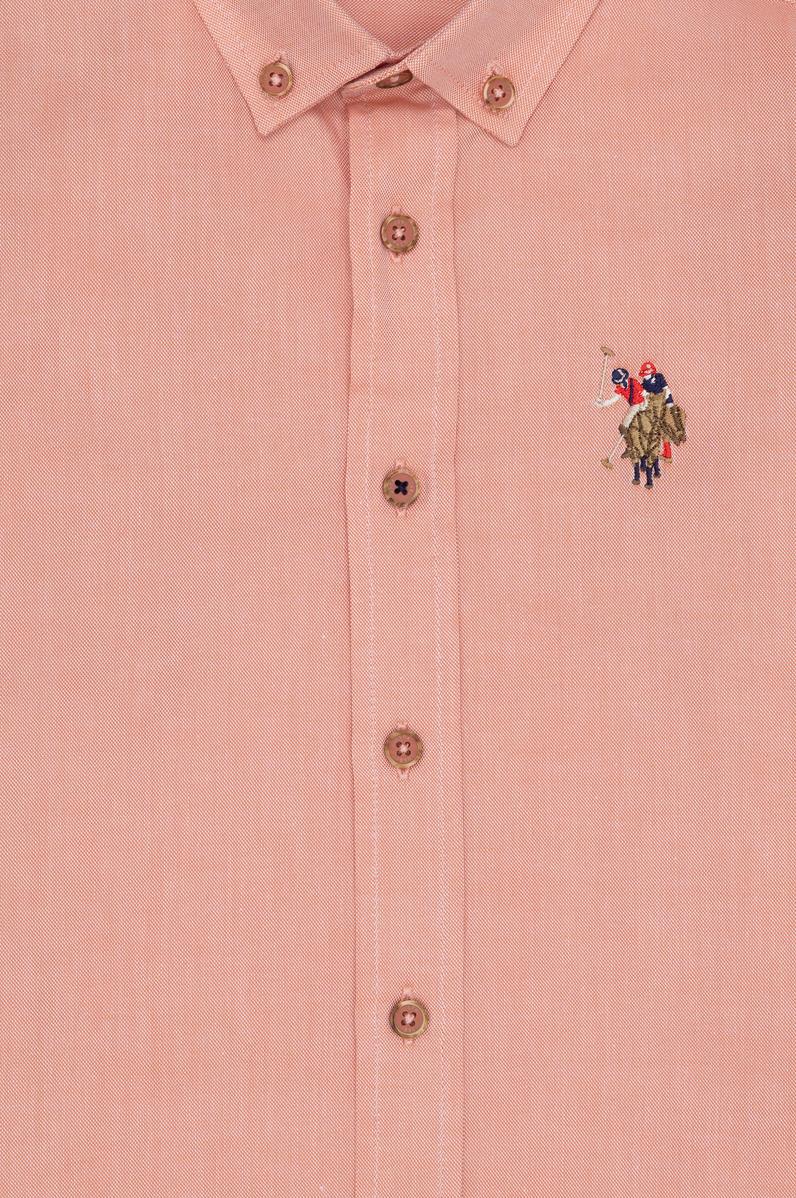 Erkek Çocuk Kiremit Uzun Kollu Basic Gömlek