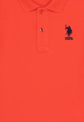 Erkek Çocuk Kırmızı Basic Polo Yaka Tişört - 50262958457