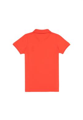 Erkek Çocuk Kırmızı Basic Polo Yaka Tişört - 50262958457