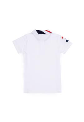 Erkek Çocuk Beyaz Basic Polo Yaka Tişört - 50263006019