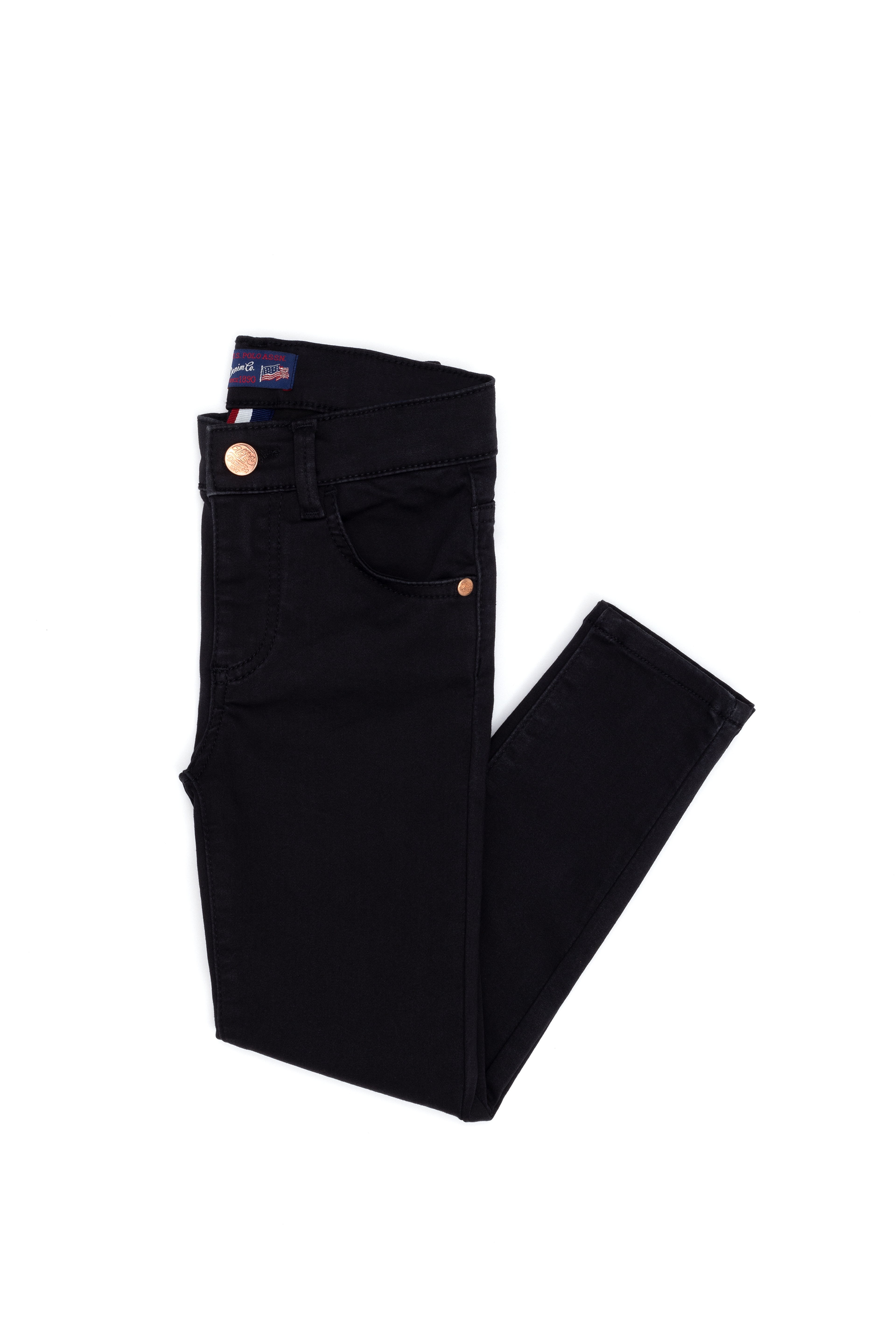 Kız Çocuk Siyah Jean Pantolon - Image 1