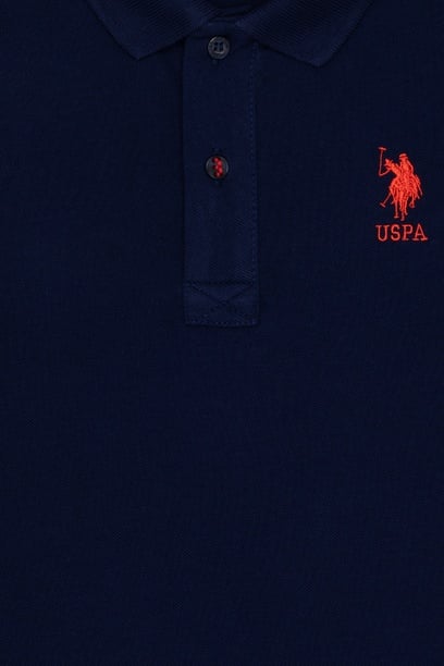 Erkek Çocuk Lacivert Basic Polo Yaka Tişört