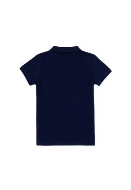 Erkek Çocuk Lacivert Basic Polo Yaka Tişört - 50262958214