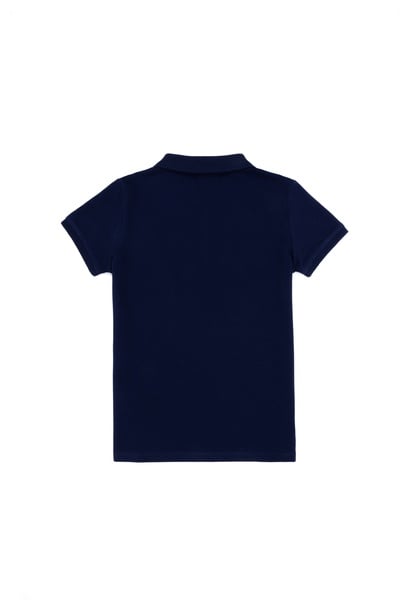 Erkek Çocuk Lacivert Basic Polo Yaka Tişört