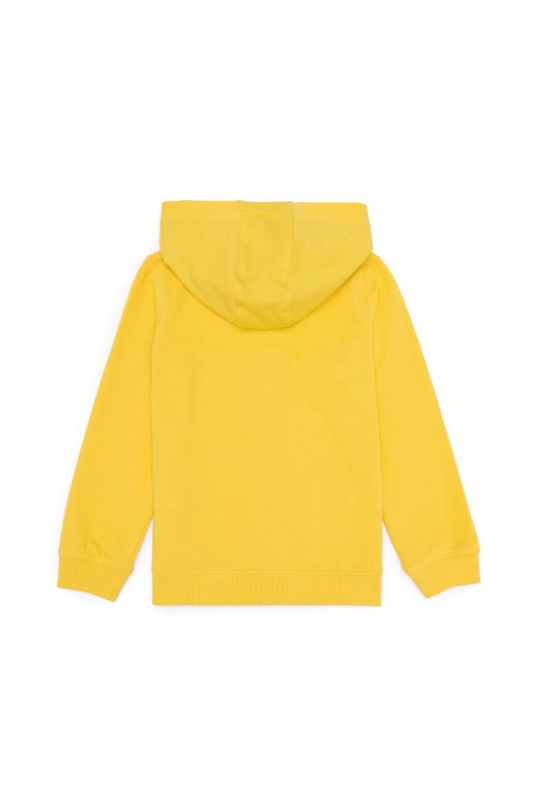 Erkek Çocuk Sarı Basic Sweatshirt - 50266093040