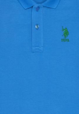 Erkek Çocuk Saks Basic Polo Yaka Tişört - 50262958115