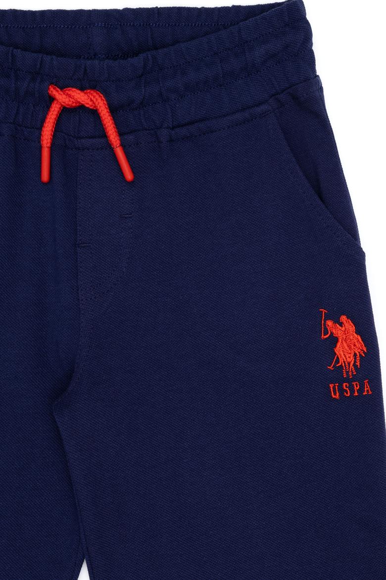 Çocuk Lacivert Örme Şort - 50263255074