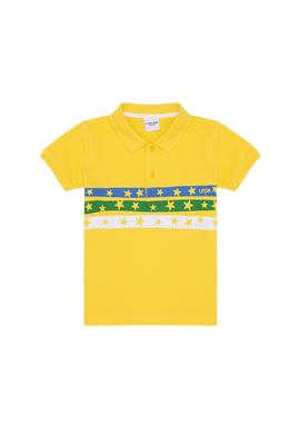 Erkek Çocuk Koyu Sarı Polo Yaka Tişört - 50266076005