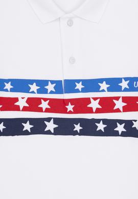 Erkek Çocuk Beyaz Polo Yaka Tişört - 50266076015