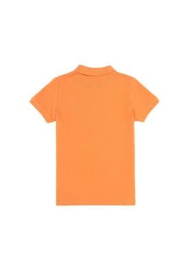 Erkek Çocuk Turuncu Basic Polo Yaka Tişört - 50262958104