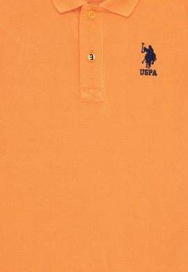 Erkek Çocuk Turuncu Basic Polo Yaka Tişört - 50262958104