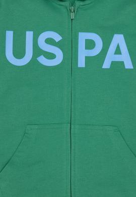 Erkek Çocuk Yeşil Basic Sweatshirt - 50266093029