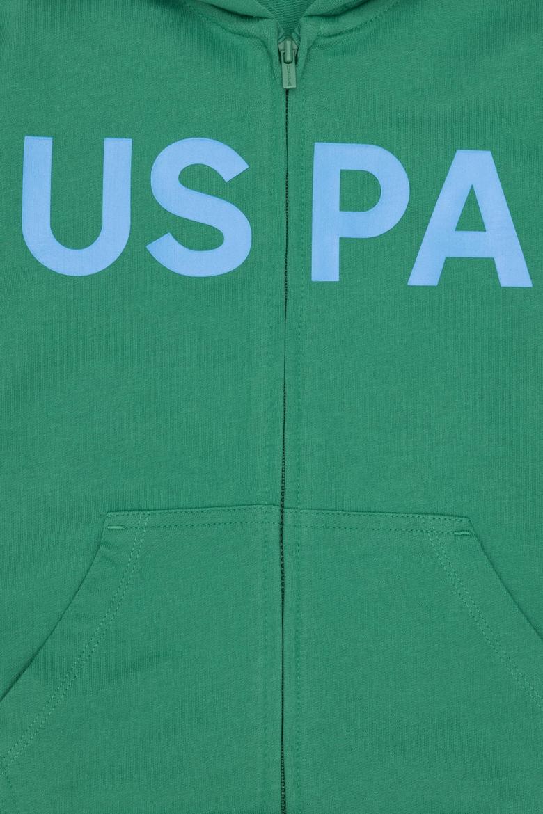 Erkek Çocuk Yeşil Basic Sweatshirt - 50266093029