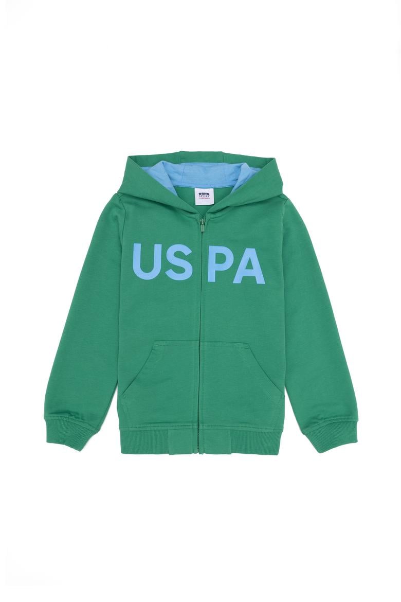 Erkek Çocuk Yeşil Basic Sweatshirt