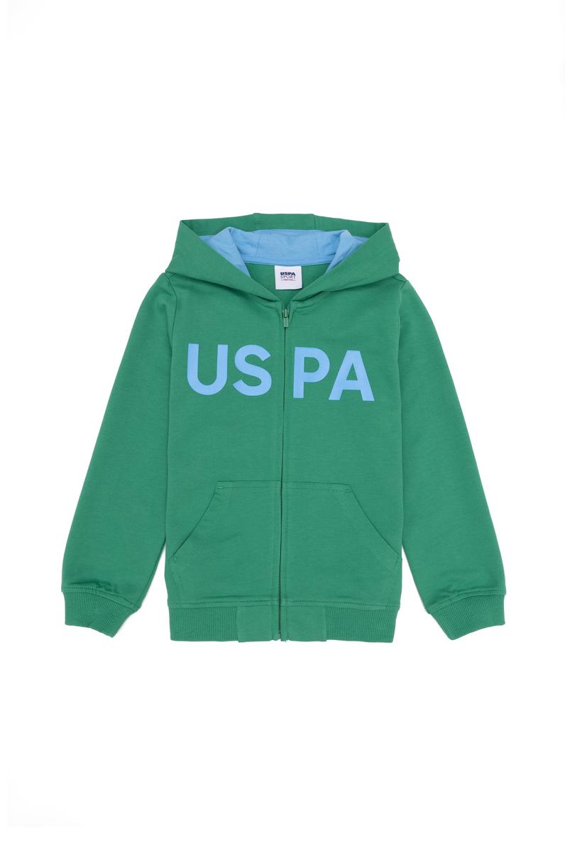 Erkek Çocuk Yeşil Basic Sweatshirt