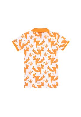 Erkek Çocuk Turuncu Polo Yaka Tişört - 50263531028