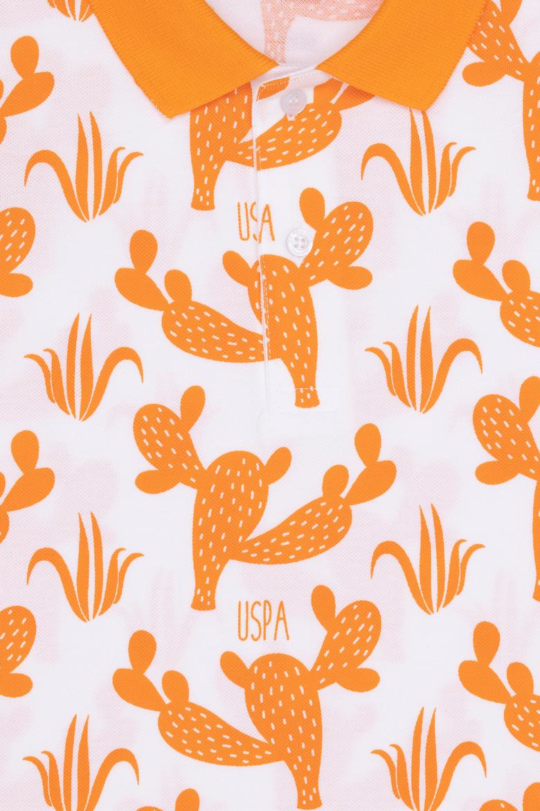 Erkek Çocuk Turuncu Polo Yaka Tişört - 50263531028