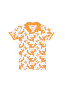 Erkek Çocuk Turuncu Polo Yaka Tişört - 50263531028