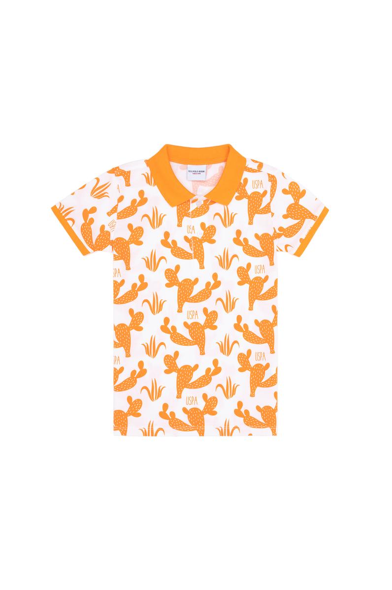 Erkek Çocuk Turuncu Polo Yaka Tişört