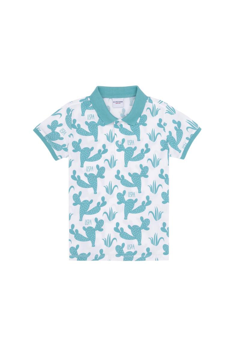 Erkek Çocuk Mint Yeşili Polo Yaka Tişört