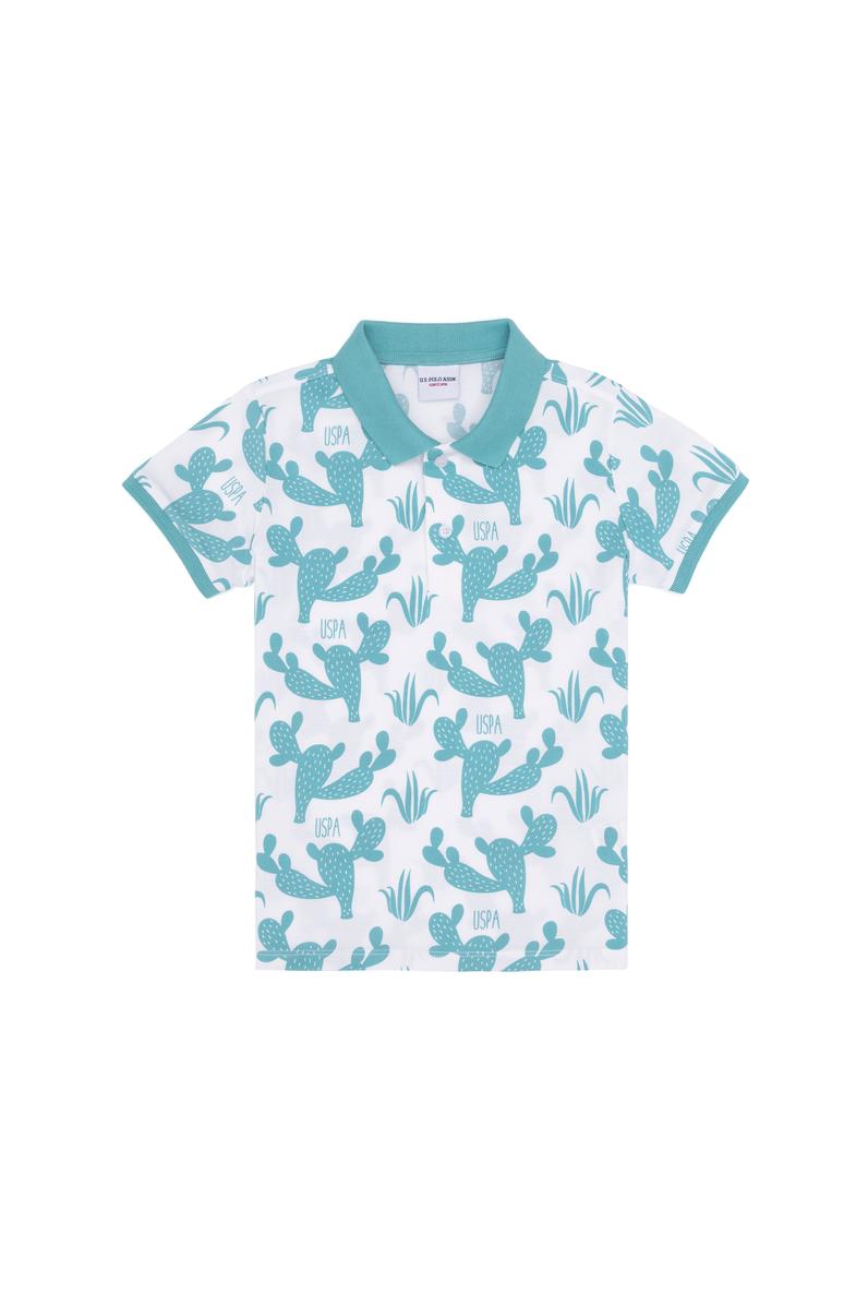 Erkek Çocuk Mint Yeşili Polo Yaka Tişört