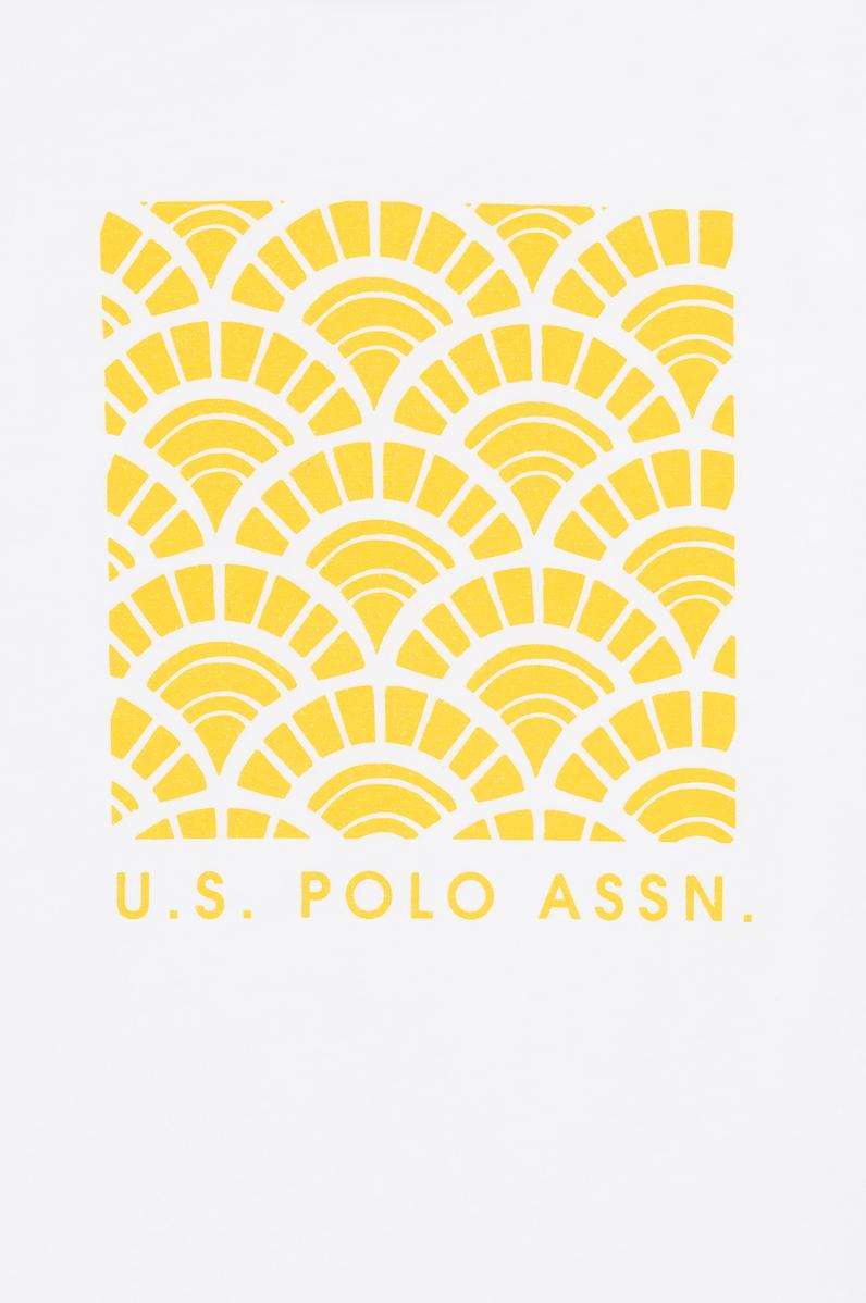 Kız Çocuk Beyaz Bisiklet Yaka Tişört