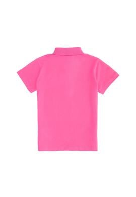 Kız Çocuk Pembe Basic Polo Yaka Tişört - 50271864018