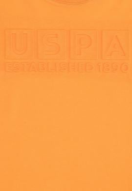 Çocuk Turuncu Bisiklet Yaka Tişört - 50263496057