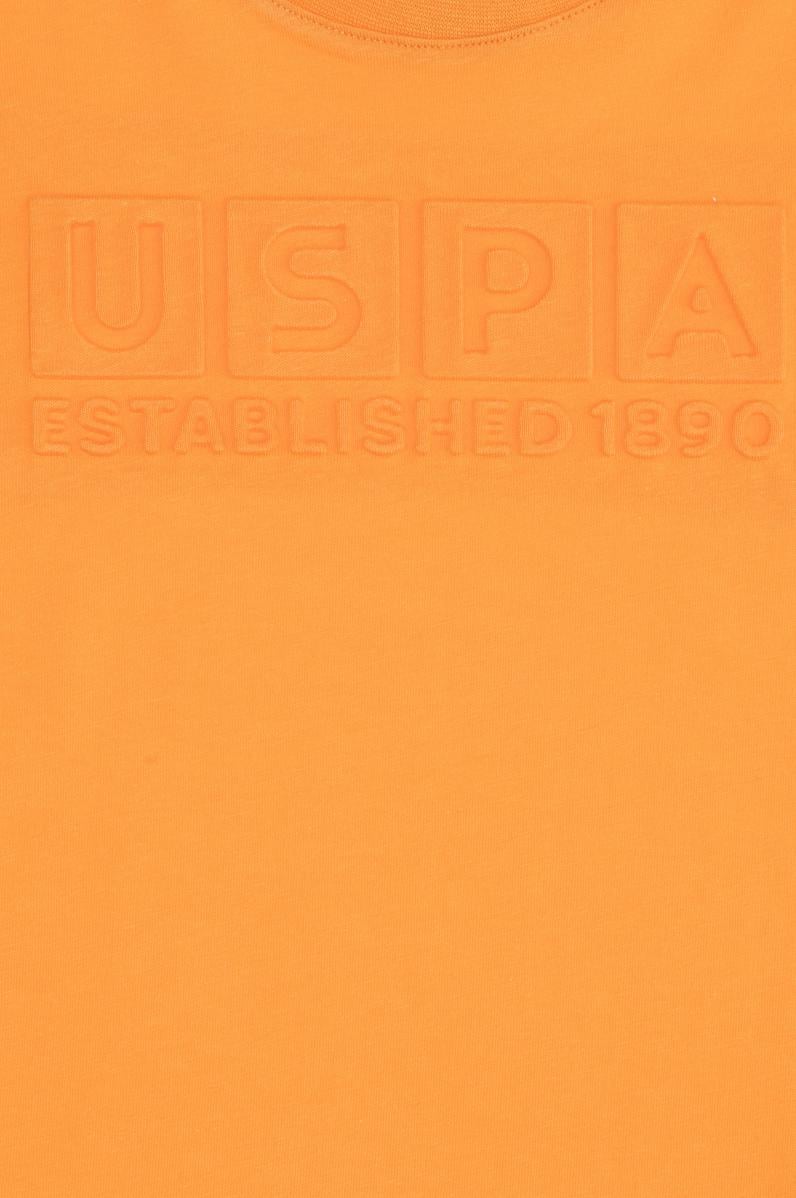 Çocuk Turuncu Bisiklet Yaka Tişört