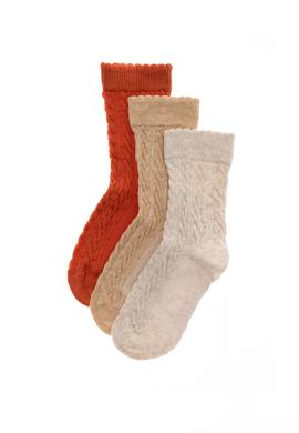 Kız Çocuk 3'lü Çorap - 50258090003