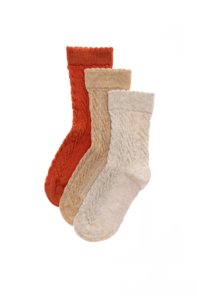 Kız Çocuk 3'lü Çorap