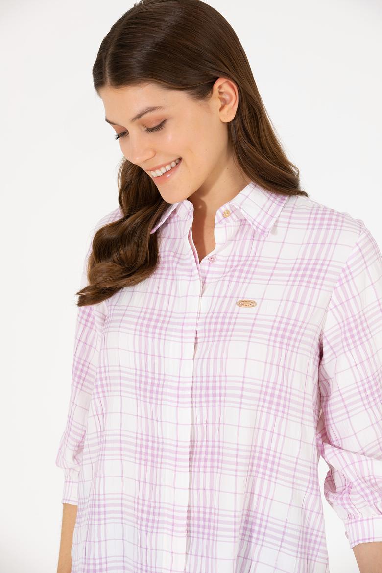 Kadın Manolya Uzun Kollu Gömlek - 50263645011