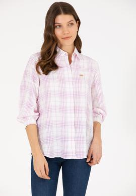 Kadın Manolya Uzun Kollu Gömlek - 50263645011