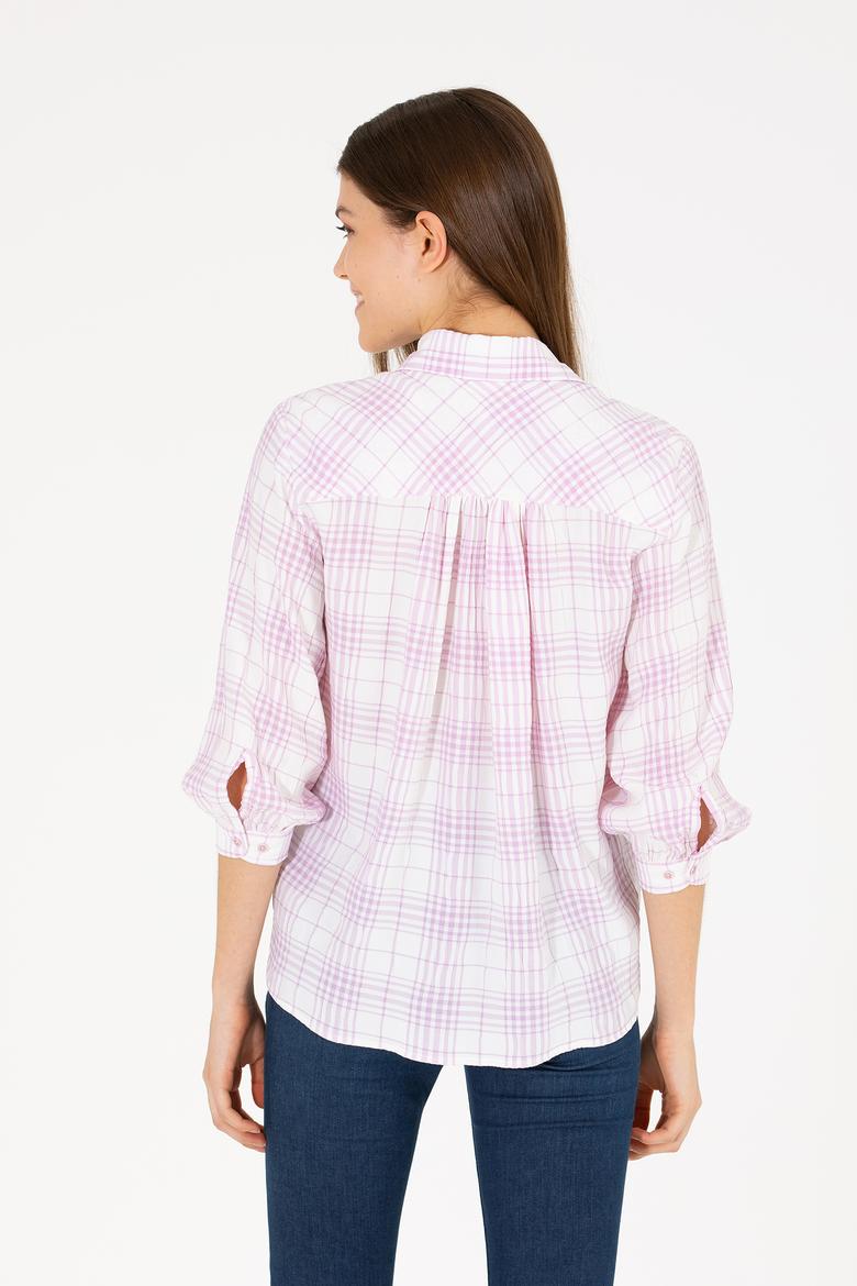 Kadın Manolya Uzun Kollu Gömlek - 50263645011